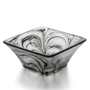 Cuenco de Resina de Ámbar Pulido Hecho a Mano con Diseño Artístico en Espiral, Adorno Decorativo Ecológico para el Hogar, Restaurantes y Fiestas - Product Image 2