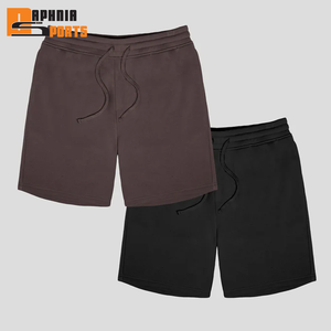 Conjunto de Sudadera con Capucha y Pantalones Cortos para Hombre, Súper Suave y Transpirable, Tela de Felpa de Algodón de 320 GSM, Atuendo Informal de Dos Piezas para Verano - Product Image 2