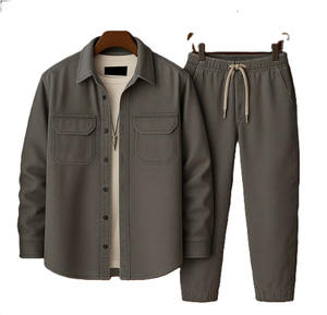 Conjunto de Traje de 2 Piezas para Hombre, Invierno 2026, Cuello Alto, Formal, Impermeable, Transpirable, 100% Algodón - Product Image 4