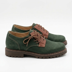 Men's Green Oxfords Round Toe Lace-Up <b>Lightweight</b> <b>Waterproof</b> Anti-Slippery Casual <b>Walking</b> <b>Shoes</b> PU Upper - Product Image 3