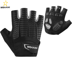 Guantes de Ciclismo para Hombre y Mujer con Almohadilla Antideslizante y Absorbente de Impactos, Guantes de Ciclismo sin Dedos, Ligeros y Transpirables - Product Image 1