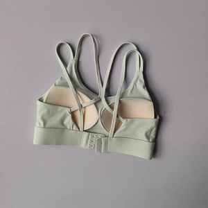 Débardeur de yoga contrasté pour femme avec soutien-gorge de sport push-up, bretelles convertibles, extensible, respirant, antichoc, pour le fitness - Product Image 4