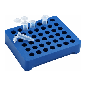 Support pour micro-tubes en aluminium, 40 trous, 10 mm, pour tubes de laboratoire - Product Image 3