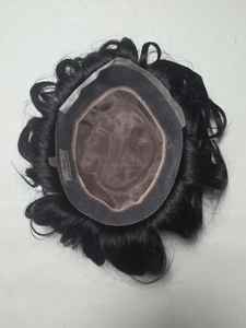 Peluca de Cabello Humano Mono de Primera Calidad Austriaca Taz Hair Bangladesh con Estilos Naturales y Ondas Profundas - Product Image 5