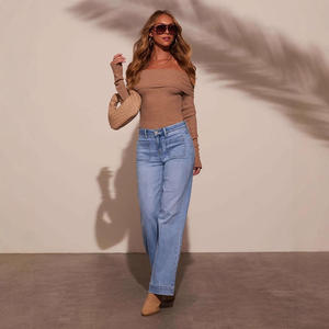 New Women Oversize High Waist Stretchy Denim Butt Lifting Casual Slim Pants Jeans - Product Image 6