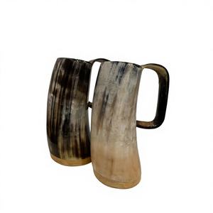 Vino de cerveza de calidad duradera de cuerno Vintage vikingo Natural de exportación para tazas, superventas, apto para microondas y lavavajillas Premium - Product Image 2