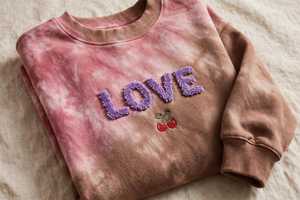 Sudadera Oversize de Algodón Antipilling con Estampado Puff Personalizado y Hombros Caídos para Mujer, con Gráfico Motivacional de Fuerza - Product Image 3