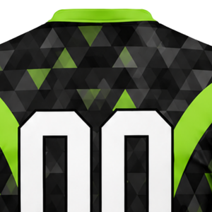 Uniforme de Voleibol Sublimado Negro y Verde para Hombre, Conjunto Deportivo de Manga Larga de Poliéster para Entrenamiento y Partidos de Equipo - Product Image 5