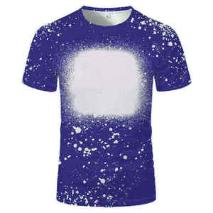 100% Polyester Round Neck Casual T-shirt 3d Printed Logo Customization Fabric <b>Weight</b> <b>Blank</b> Design - Product Image 3