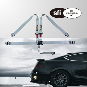 เข็มขัดนิรภัยแบบ 5 จุด SF-502 ผ่านการทดสอบในห้องปฏิบัติการ ได้รับการรับรองมาตรฐาน SFI ผลิตในไต้หวัน ได้รับมาตรฐาน ISO 9001 รับผลิตแบบ OEM ODM พร้อมโลโก้และสีตามสั่ง - Product Image 1