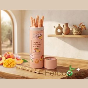 Paquetes de Miswak con Sabor a Durazno, Paquete de 6, Alternativa Natural al Cepillo de Dientes para la Limpieza Diaria de los Dientes, Aliento Fresco, Masaje de Encías y Portátil - Product Image 2