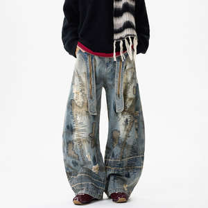 Pantalones Deportivos con Lavado Ácido al Por Mayor, Pantalones Deportivos para Hombre de Alta Calidad con Bolsillos, Pantalones Deportivos con Logotipo Personalizado para Hombre - Product Image 2