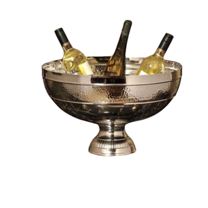 Copas de Vino de Acero Inoxidable de Primera Calidad, Diseño Redondo, Cubitera para Champán en Oferta - Product Image 6