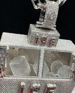 Colgante de Moissanita Personalizado Iced Out, Plata 925, Estilo Hiphop 3D, Joyería con Diamantes de Moissanita VVS - Product Image 5