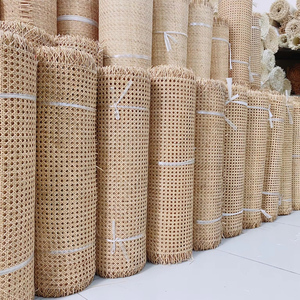 Natural & Bleached Rattan <b>Webbing</b> Roll and Handmade Cane Mesh for Chair & Cabinet | Durable | Bulk Supply - Product Image 1