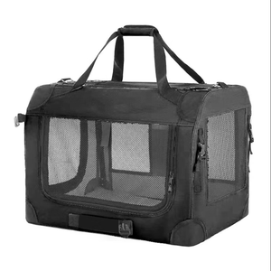 Bolsa de coche para mascotas mediana y grande, transportador de mascotas Oxford, plegable, portátil, nido para perros y gatos, sala de entrega plegable para gatos, tienda de malla transpirable para mascotas - Product Image 4