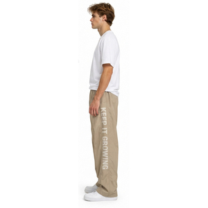 Men's Wide Leg Pants <b>Elastic</b> <b>Waist</b> Printed Lightweight Nylon <b>Trousers</b> Men Streetwear Printed Windbreaker Pants Bagyy Hiking Pant - Product Image 3