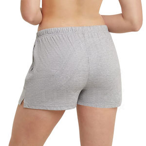 Shorts Formales de Verano para Mujer al por Mayor, Personalizados, Transpirables, Ligeros, con Cintura Elástica, Mezcla de Algodón, Color Sólido - Product Image 4