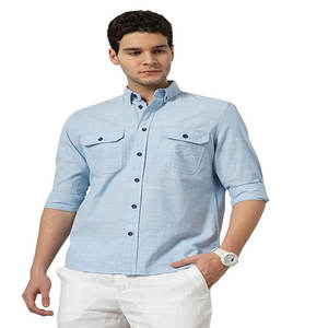 เสื้อยุทธวิธีผู้ชายไซส์ XL, เสื้อโปโลคอโปโลแขนยาวผ้าคอตตอนใส่สบายกันรอยยับสำหรับใส่กลางแจ้ง - Product Image 2