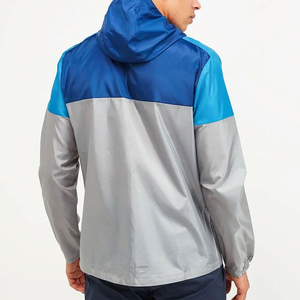 Veste coupe-vent à capuche pour homme, modèle 2024, personnalisable OEM ODM, idéale pour la course à pied et la plage - Product Image 2