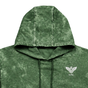 Sweat à capuche vintage pour homme en coton 100% lavé, avec cordon de serrage, poche kangourou, poignets côtelés, style streetwear décontracté - Product Image 5