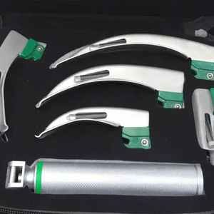Ensemble de laryngoscope vétérinaire, 5 lames Miller, 75-210 mm, kit d'intubation, instruments chirurgicaux manuels en acier inoxydable - Product Image 5