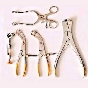 ชุดเครื่องมือศัลยกรรมกระดูกข้อแบบพรีเมียม ชุดพื้นฐาน คุณภาพเยี่ยม ใช้ซ้ำได้ ผลิตจากโลหะ ใช้งานด้วยมือ ได้รับการรับรองมาตรฐาน CE ISO - Product Image 2