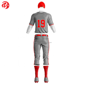 Uniforme de béisbol de ropa de softbol hecho en Pakistán Venta caliente Hombres de secado rápido usan uniforme de béisbol de Benefit Enterprises - Product Image 4
