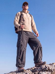 Pantalones Cargo Holgados para Hombre, Resistentes al Agua, Ligeros, Tipo Paracaídas, Venta al Por Mayor OEM - Product Image 3