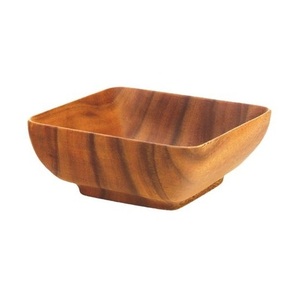 Cuenco de Madera Rústico con Pedestal, Plato Decorativo Elevado para Servir Pasteles, Galletas, Nueces, Dulces y Deliciosos Postres Caseros - Product Image 3
