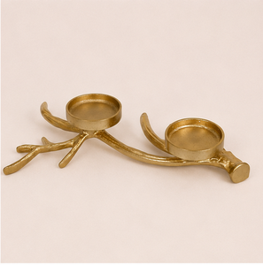 Luxurious Gold Metal <b>Branch</b> Candle Holder Modern Nature-Inspired <b>Tree</b> Pillar Stand For Home Decor Wedding Centerpieces On Sale - Product Image 1