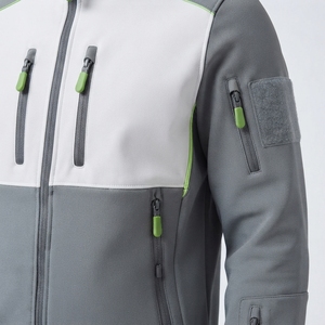 Chaqueta Softshell para Hombre, Forrada de Polar, Ligera, Impermeable, Cortavientos, con Cierre, para Invierno, Color Sólido, Táctica, para Senderismo - Product Image 6