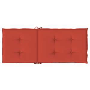 Ensemble de 2 coussins de chaise à dossier haut rouge mélangé, élégants coussins lombaires et coussins d'assise - Product Image 6