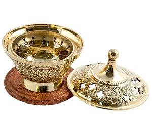 Elegant Handcrafted Metal Incense <b>Burner</b> For Home Decor Aromatherapy And Relaxing Fragrance Experience - Product Image 3
