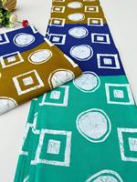 Tissu en coton imprimé africain de Sierra Leone pour artisanat, vêtements, pagnes, applications textiles, OEM, ODM, export Hitjem