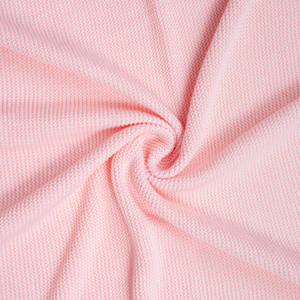 Pink Solid Color Knitted Eco-Friendly <b>Throw</b> <b>Blanket</b> with Ruffle Edge Rectangular Organic Cotton Spring Home Decor - Product Image 5