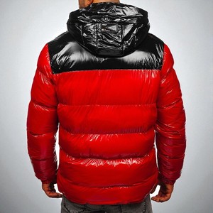 Chaqueta acolchada con capucha de alta calidad, moda de invierno, nueva llegada, extragrande, impermeable, para hombre, diseño y logotipo personalizados - Product Image 3