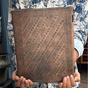 สมุดบันทึกทำมือประดับอัญมณีแท้ ลายแมนดาลาอัญมณีนูนต่ำ สมุดจิตวิญญาณสำหรับตรุษจีนและปีใหม่ - Product Image 4