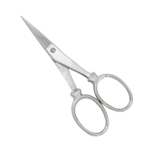 Stainless Steel <b>Cuticle</b> <b>Scissors</b> Straight Blade Sharp Tip Round Handle Durable Manicure Nail Trimming Tool Made in Pakistan - Product Image 1