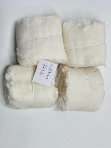 Rubans en lin rustique à bords effilochés, rubans en tissu naturel pour emballage cadeau et décoration de mariage - Product Image 4