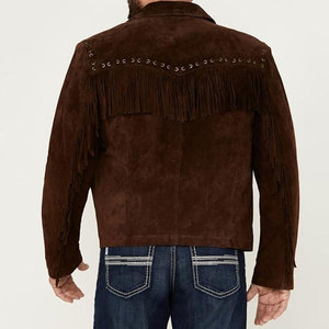 Men's High Quality Slim Fit <b>Suede</b> Leather <b>Jacket</b> High Street Customized Bomber Style Custom Logo Winter Fashion <b>Jackets</b> - Product Image 2