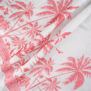 Premium Malty Embroidery <b>Fabric</b> Soft Polyester Georgette Mesh Lace Floral Printed Designer <b>Fabric</b> for Bridal Dress Wear - Product Image 3