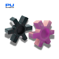 Couplages de tiges flexibles en polyuréthane (PU) personnalisables OEM, inserts araignées amortisseurs à anneau élastique, en caoutchouc