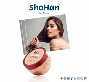 Masque réparateur pour cheveux ShoHan, masque réparateur hydratant pour cheveux avec kératine, huile d'argan et protéines de blé - Product Image 2