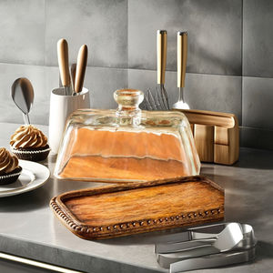 Plateau en bois pour gâteau - Product Image 2