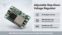Convertisseur abaisseur de tension DC-DC FYX Stock, module régulateur de tension réglable 3A MP2307DN Mini360 pour drone RC UAV