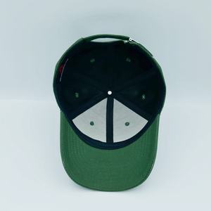 Gorra de béisbol verde con bordado de número 16 en blanco, ajustable, de seis paneles, de algodón, para hombre, uso casual. - Product Image 5