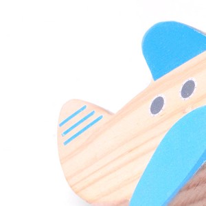 Handmade Modern Wooden Aeroplan Drawer <b>Knobs</b> <b>for</b> Kids Blue <b>Dresser</b> Cabinet Door Handles Cupboard Pulls Kitchen Use Wholesale - Product Image 3