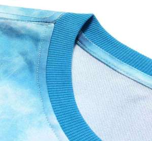 Sweat-shirts d'hiver thermiques respirants et écologiques en jersey 100 % coton tricoté pour hommes, col rond, grande taille, vente en gros 2026 - Product Image 3