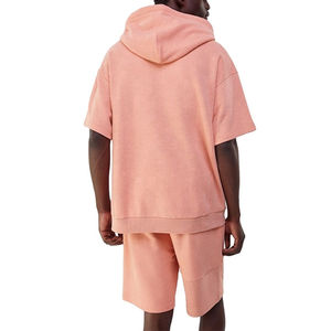 TAXES INDUSTRY Conjunto de Sudadera con Capucha y Pantalones Cortos de Punto Transpirable para Hombre, Ropa Deportiva Casual de Alta Calidad, Estilo Urbano, Tallas Grandes - Product Image 5